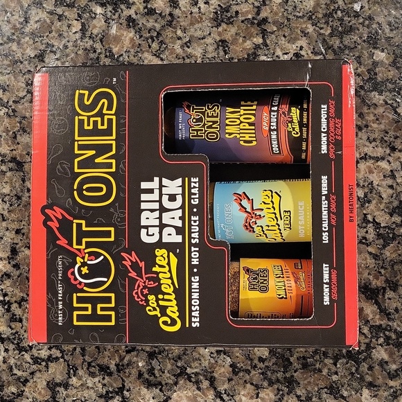 Hot Ones Grilll Pack seasoning hot sauce glaze in box expires 04/17/2026 new - Picture 1 of 9
